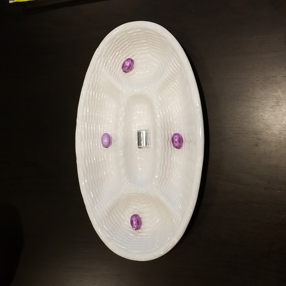 FAPOR Portuguese Ceramic Pottery, 5 slot serving platter - Picture 9 of 15